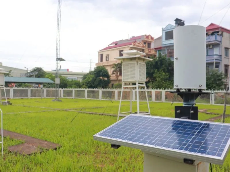 Hệ thống đo mưa tự động tích hợp truyền dữ liệu không dây