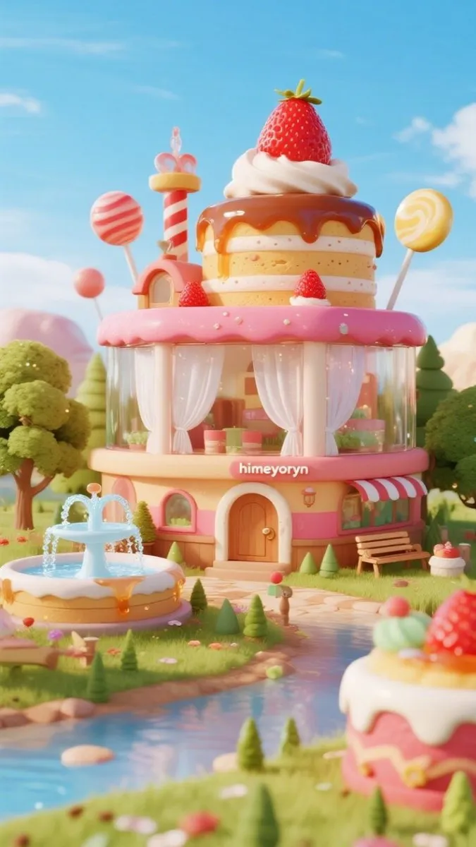 Hình nền đồ ăn cute đáng cưng