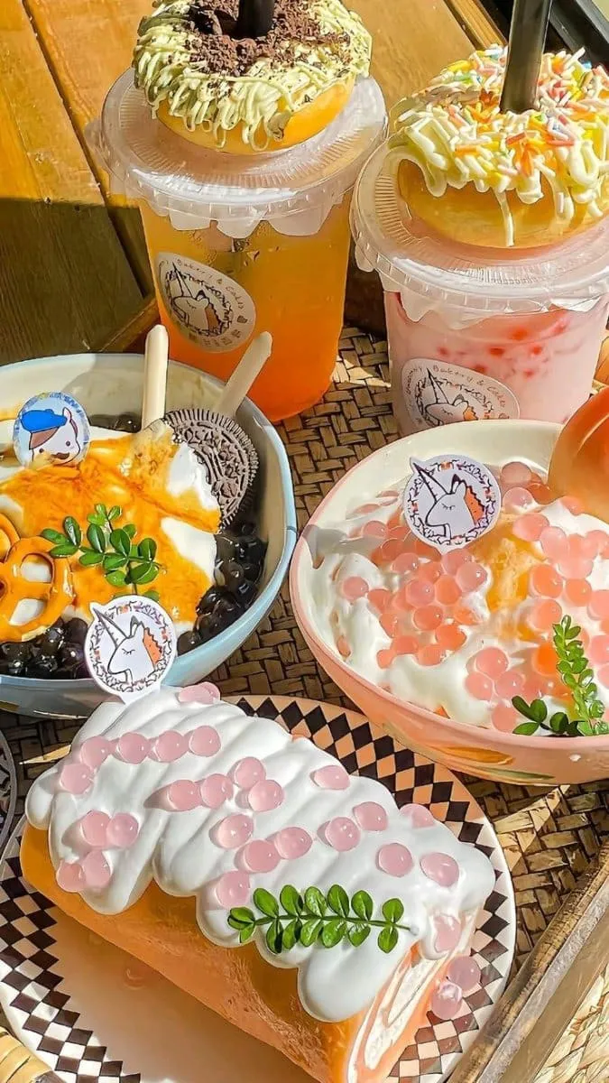 Hình nền đồ ăn cute ấm áp