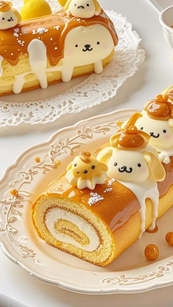 Hình nền đồ ăn cute sắc màu