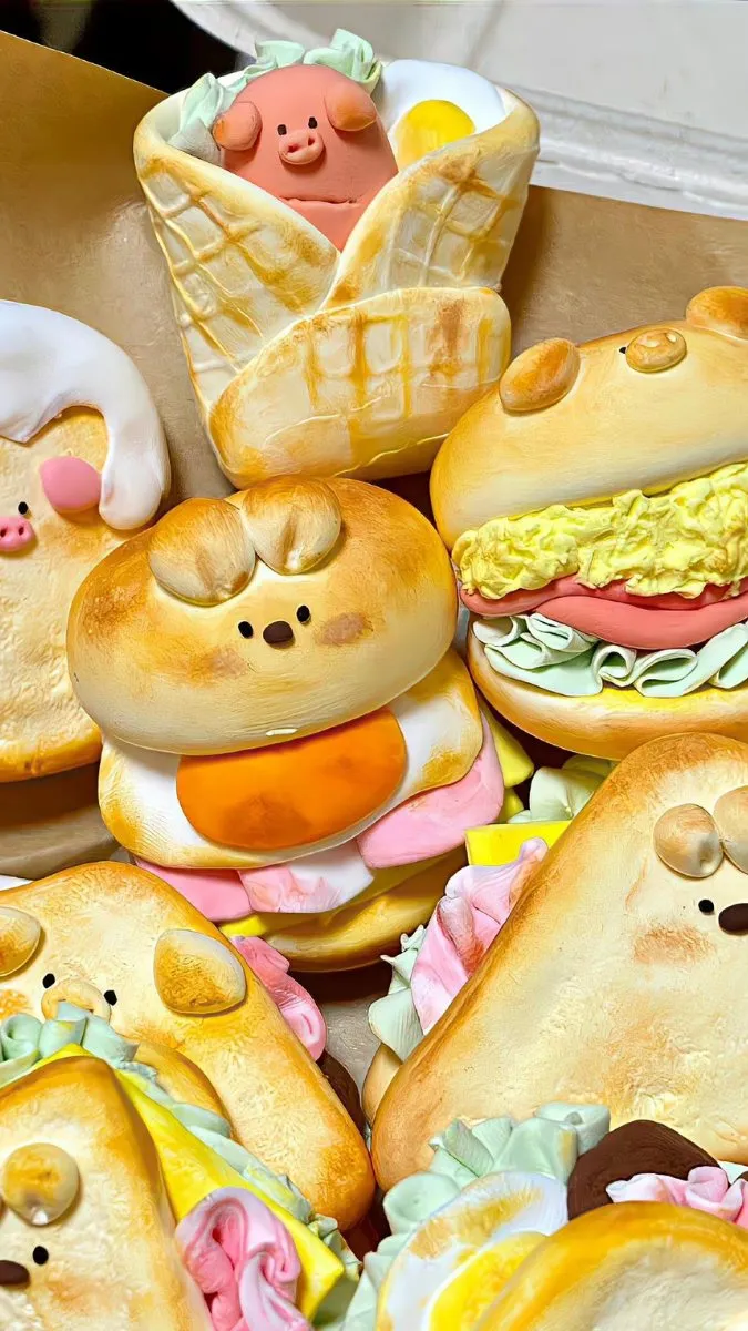 Hình nền đồ ăn cute tươi vui