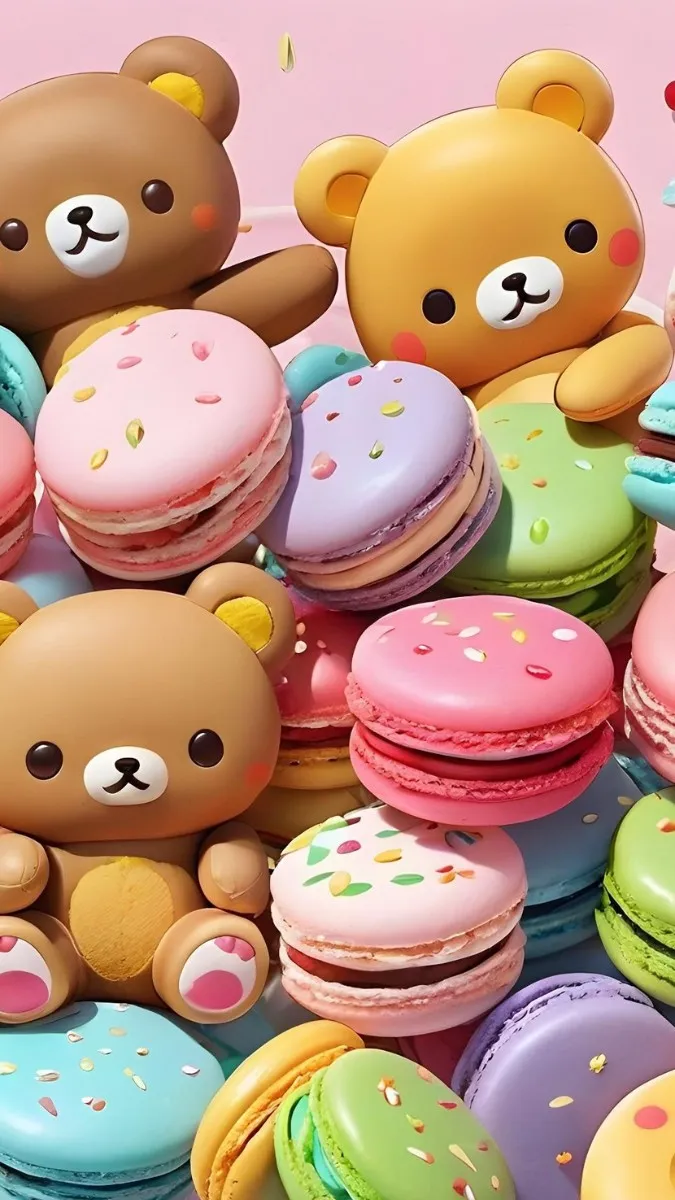 Hình nền đồ ăn cute cực đáng