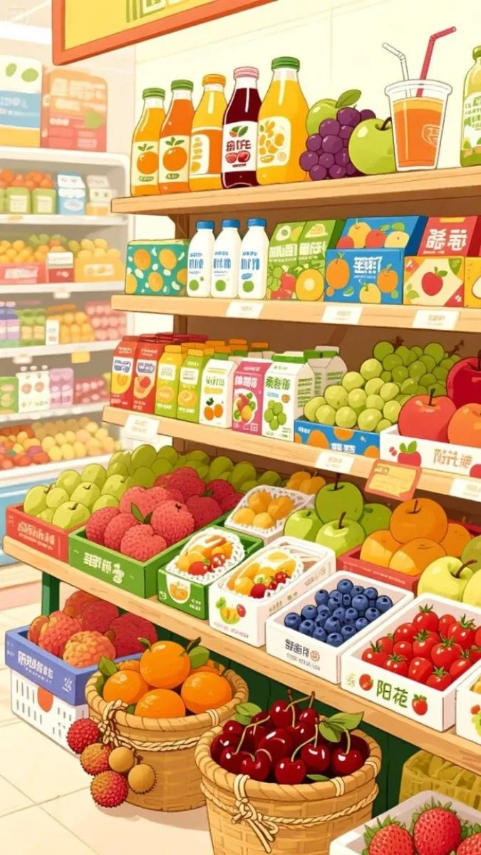 Hình nền đồ ăn cute trong trẻo