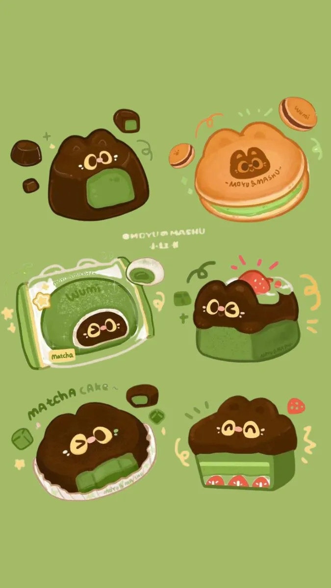 Hình nền đồ ăn cute xinh yêu