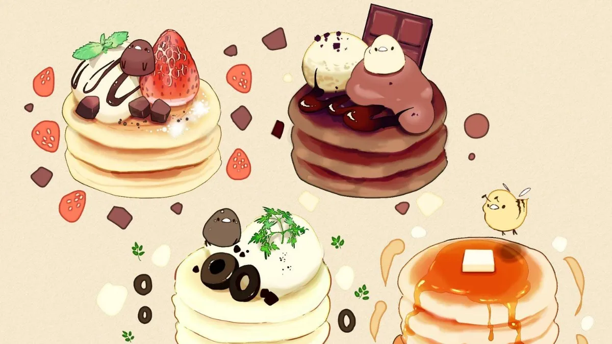 Hình nền đồ ăn cute tươi tắn