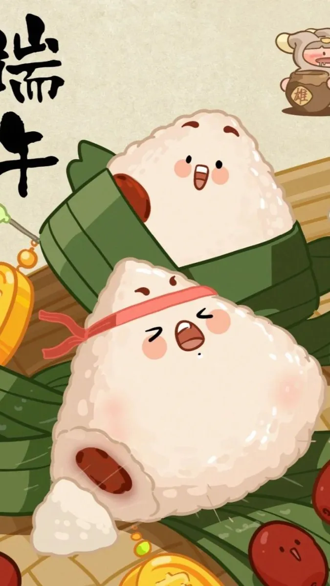 Hình nền đồ ăn cute đầy năng