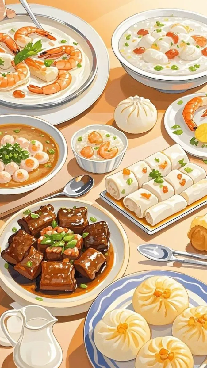 Hình nền đồ ăn cute đáng ngắm