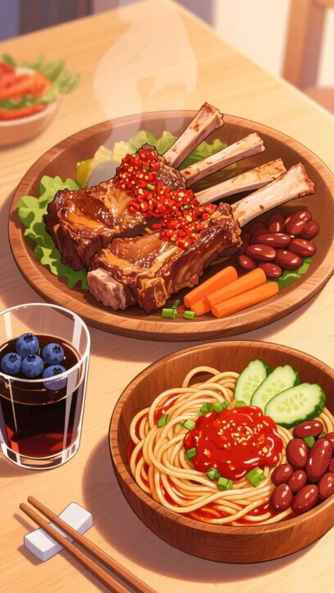 Hình nền đồ ăn cute dễ cưng