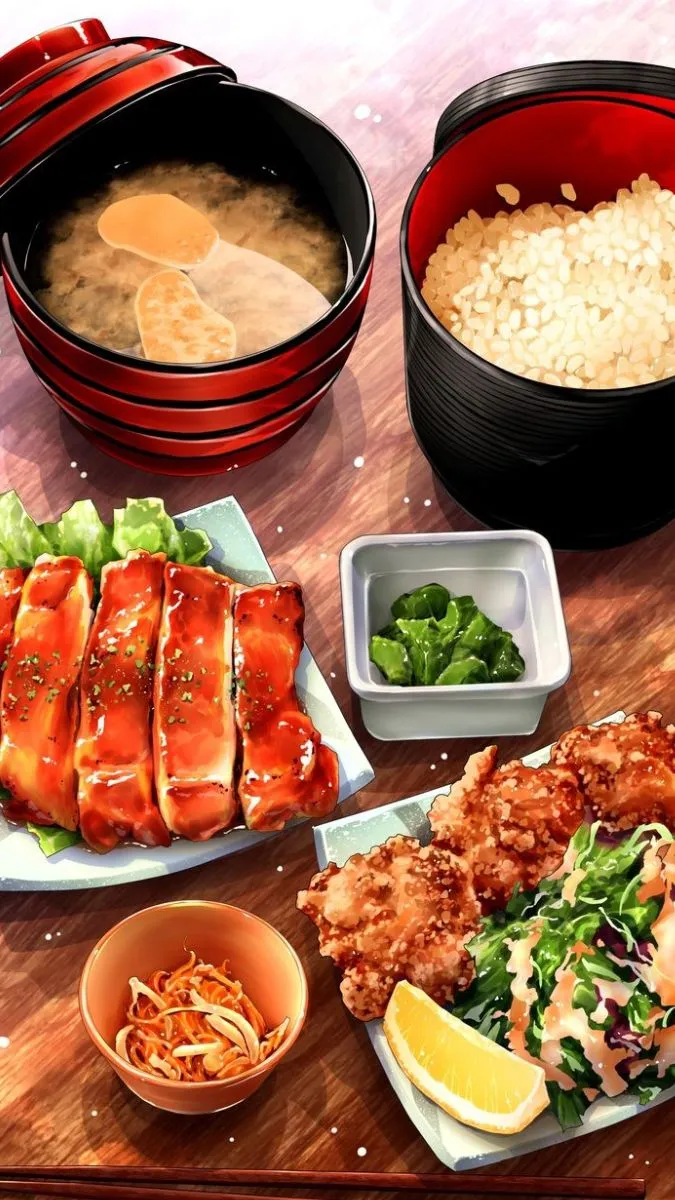 Hình nền đồ ăn cute cực nhẹ