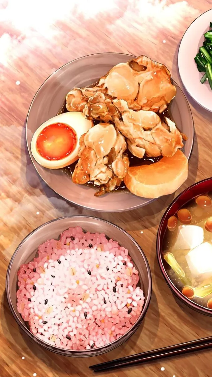 Hình nền đồ ăn cute tươi trẻ