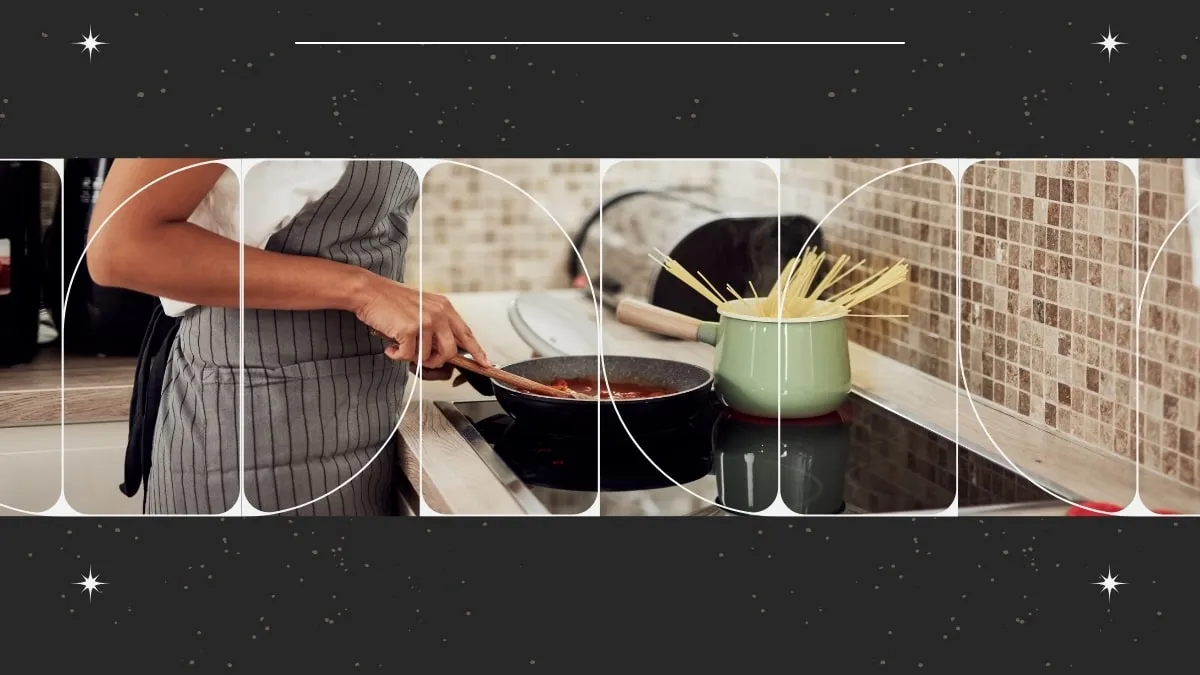 Hình nền PowerPoint chủ đề nhà bếp và dụng cụ nấu ăn chuyên nghiệp