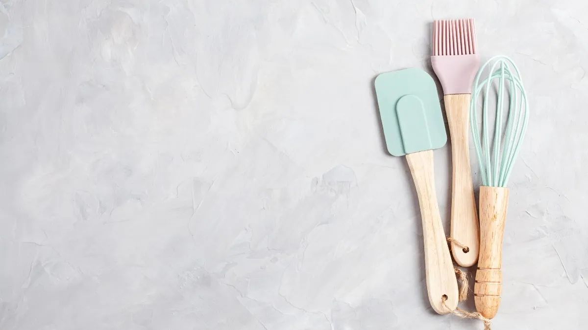 Hình nền PowerPoint chủ đề nhà bếp và dụng cụ nấu ăn cute