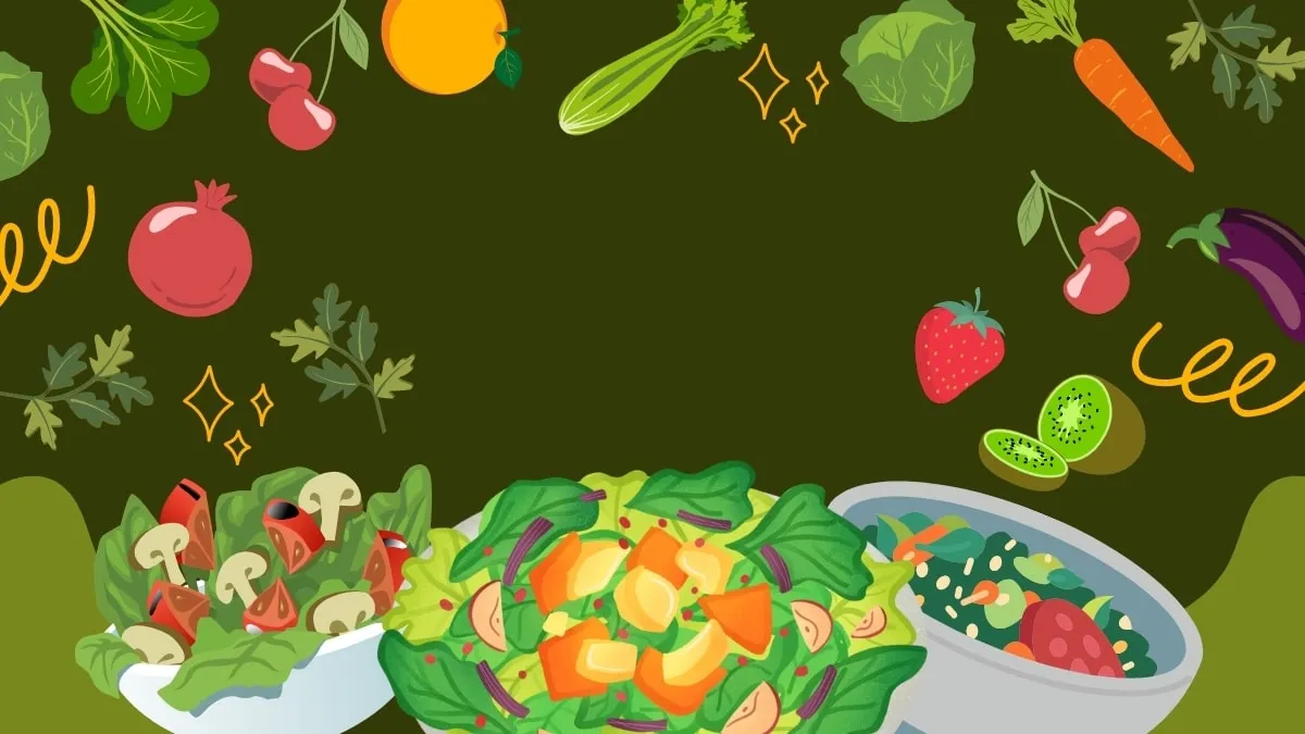 Mẫu background PowerPoint nấu ăn sống động