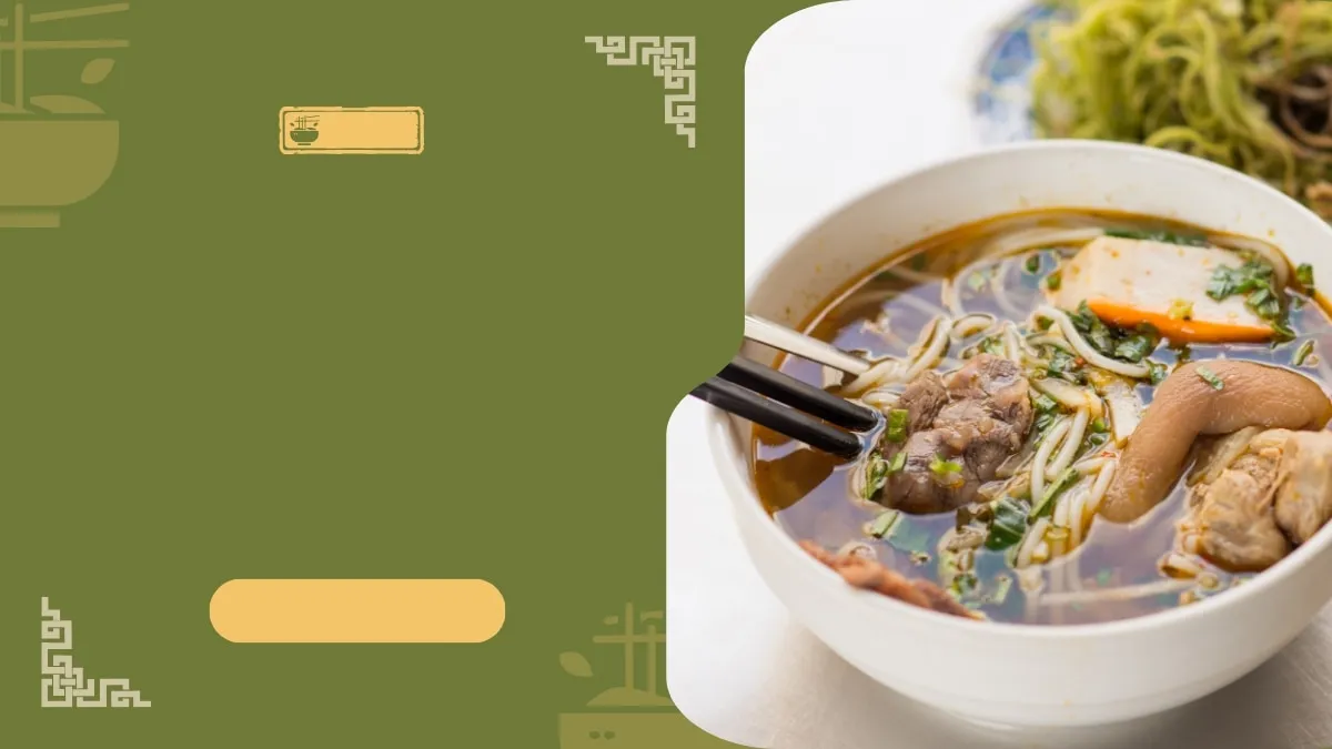 Hình nền PowerPoint món ăn Việt Nam truyền thống đơn giản