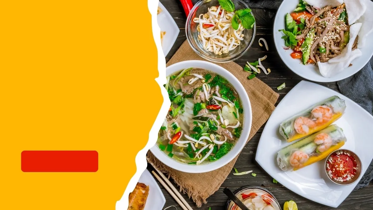 Hình nền PowerPoint món ăn Việt Nam truyền thống thu hút