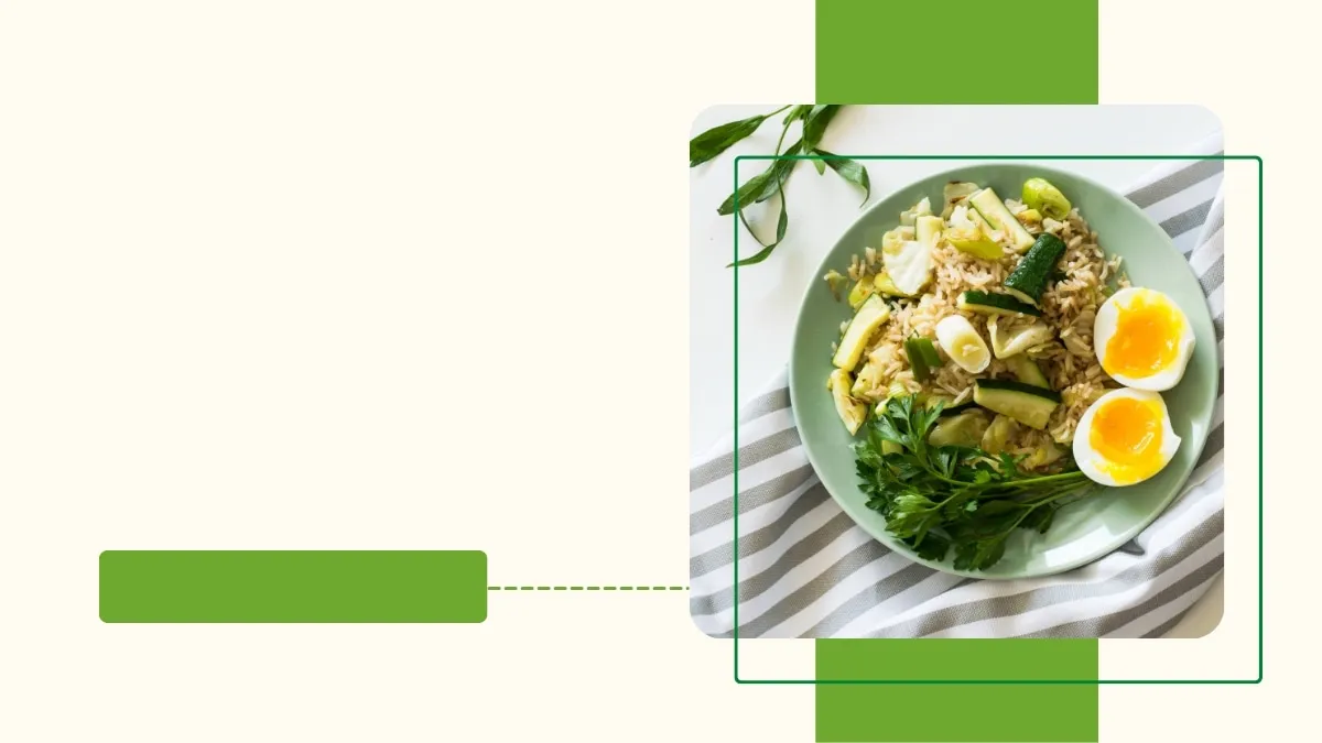 Mẫu PowerPoint nấu ăn về dinh dưỡng healthy