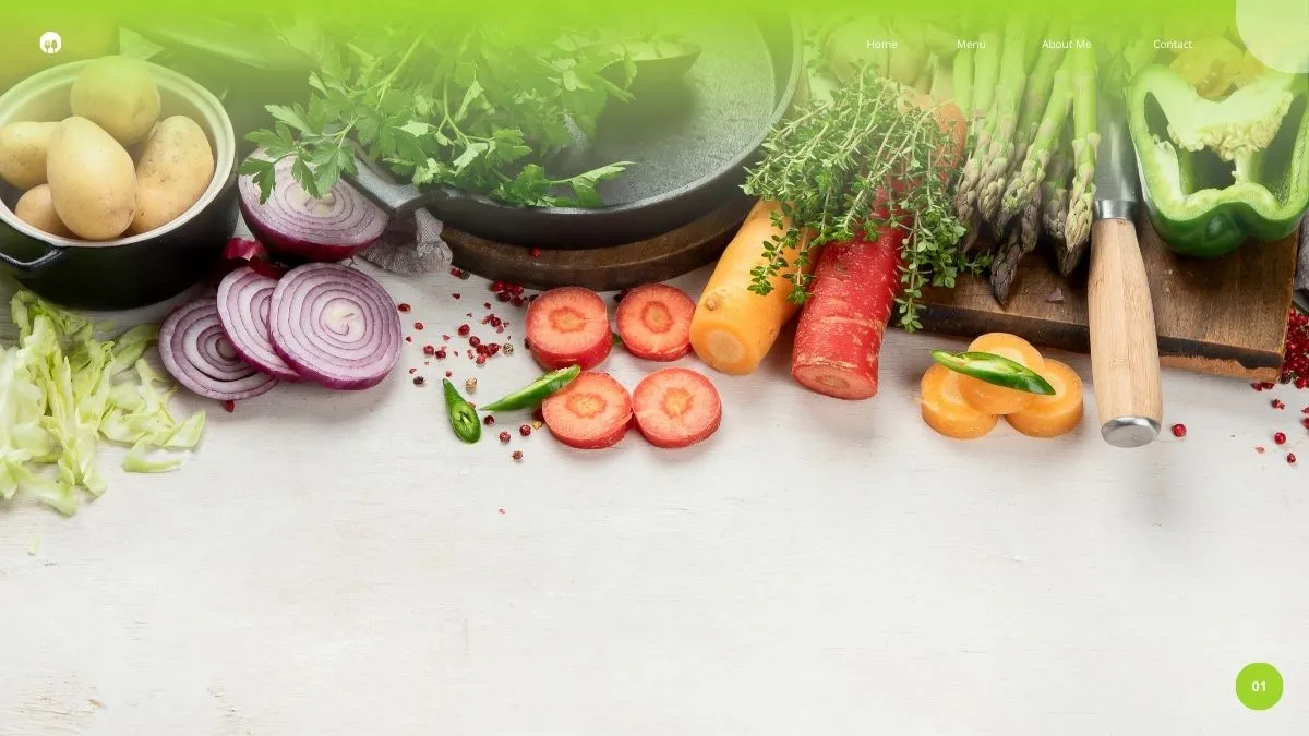 Hình nền PowerPoint nấu ăn cho đầu bếp