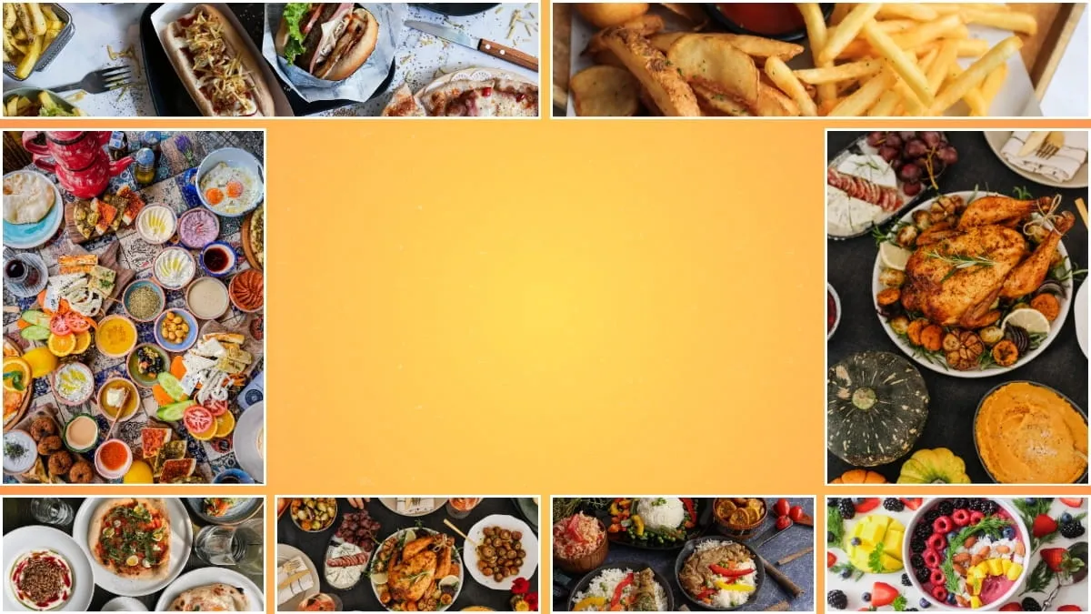 Hình nền PowerPoint nấu ăn cho food reviewer