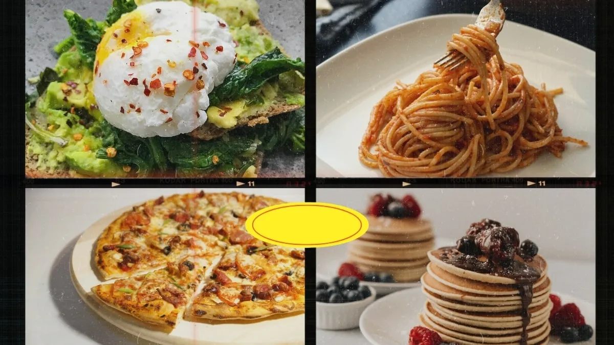 Hình nền PowerPoint nấu ăn cho vlogger