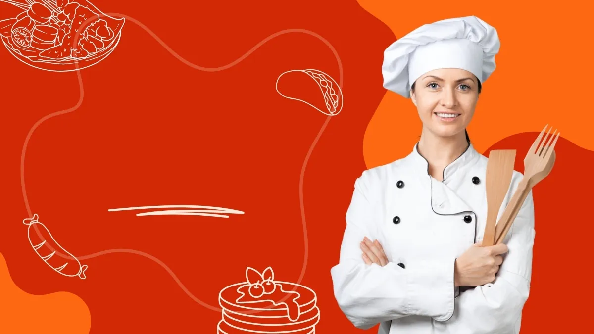 Hình nền PowerPoint nấu ăn cho đầu bếp chuyên nghiệp