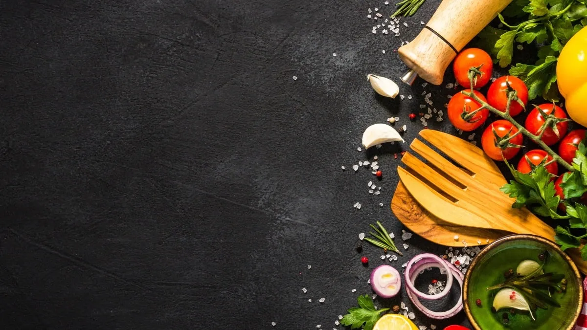 Hình nền PowerPoint nấu ăn dành cho bài giảng ẩm thực đẹp