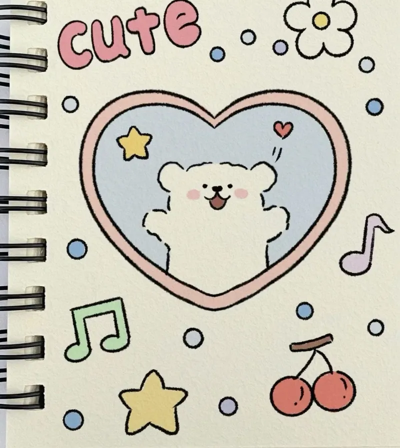 Hình vẽ cute đơn giản với nhiều ý tưởng sáng tạo