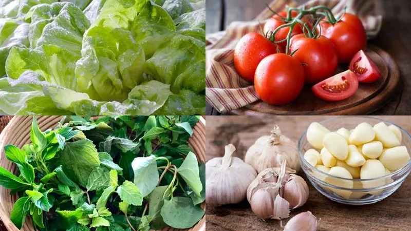 Nguyên liệu món ăn 2 cách làm xà lách (salad) trộn dầu giấm