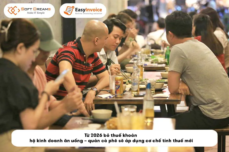 Máy tính tiền kết nối hóa đơn điện tử cho quán ăn Hàn Quốc