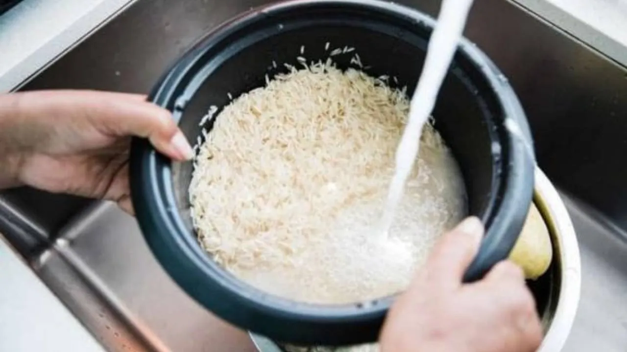 Vo gạo nhẹ nhàng giữ lại lớp cám giúp cháo thơm và bổ dưỡng hơn