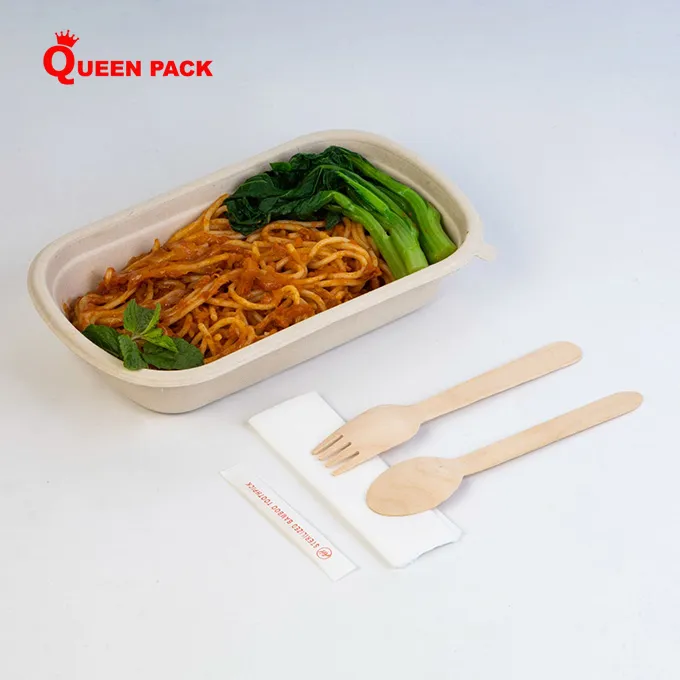 Hộp bã mía màu nâu tự nhiên