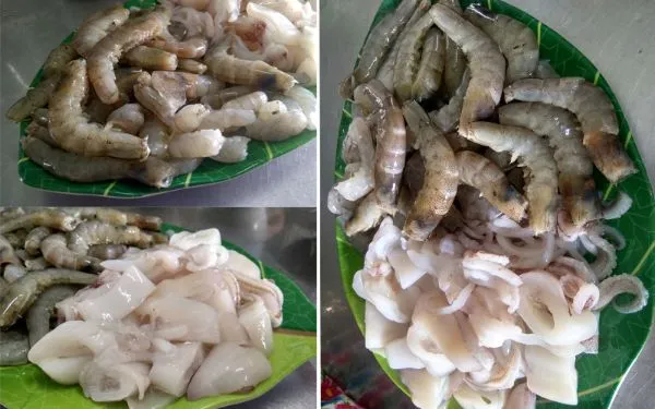 Bạch tuộc xử lý sạch