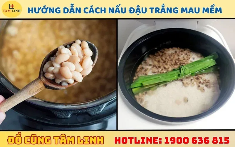 Hướng dẫn cách nấu đậu trắng mau mềm