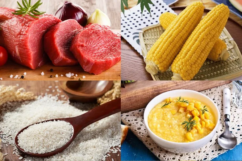 Hướng dẫn nấu cháo thịt bò ngô ngọt cho bé ăn dặm