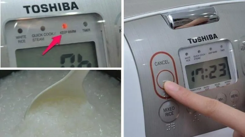 Cháo sau khi chín cần được ủ thêm một thời gian ngắn để đạt độ sánh mịn tối ưu