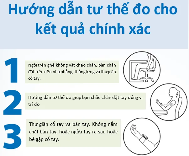Hướng dẫn sử dụng máy đo huyết áp chuẩn 2026