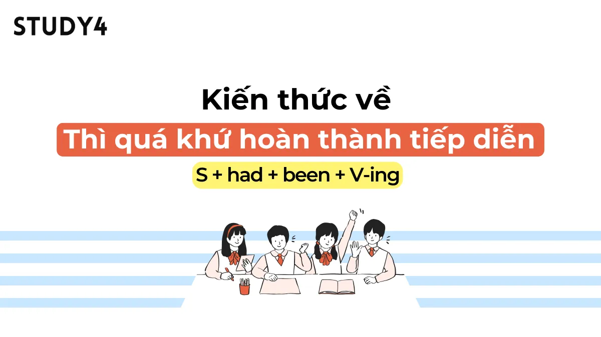 Cách dùng thì quá khứ hoàn thành tiếp diễn (Past perfect continuous)