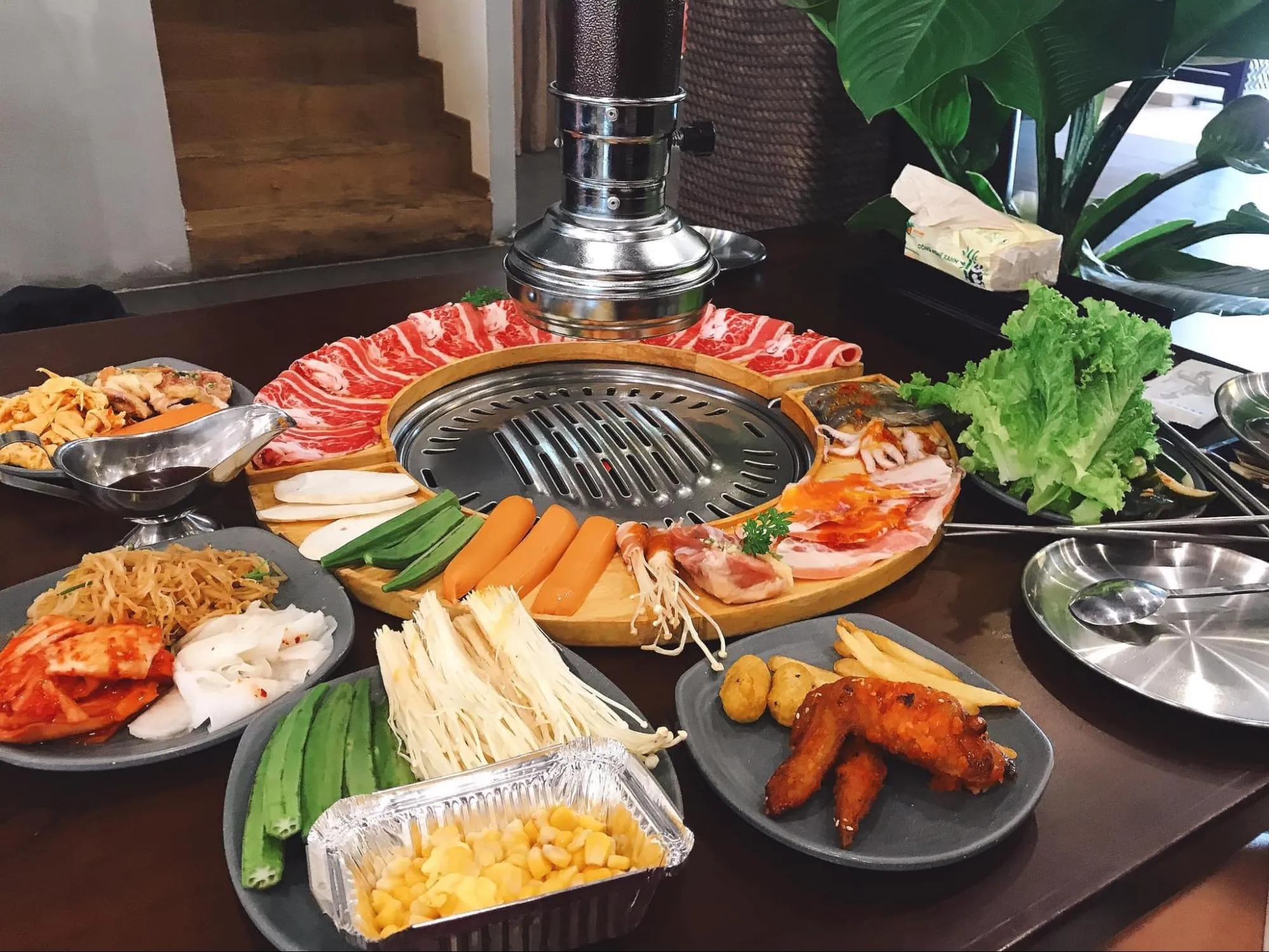 đồ ăn tại Phố nướng Seoul Đà Nẵng