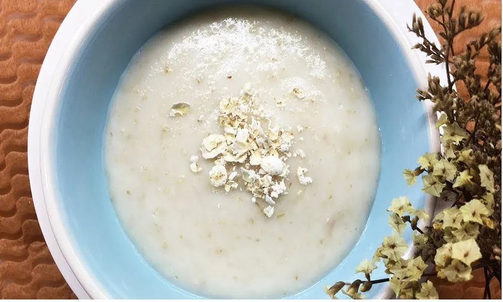 cháo yến mạch đậu xanh