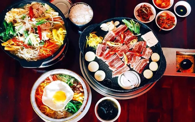 đồ ăn tại Dea Jang Gum