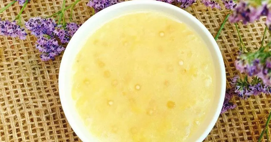 Thành phẩm chè đậu xanh đánh bột báng thơm ngon béo ngậy khó cưỡng