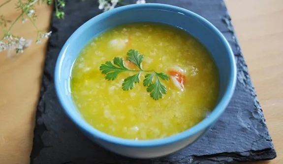 Cháo cá lóc đậu xanh nấm rơm bổ dưỡng