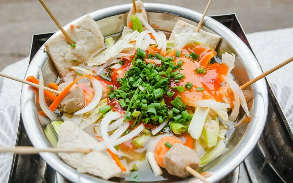 chả cá Hàn Quốc tại Bớp Bư Bư