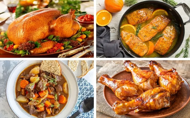 Người nấu chế biến món chính đậm đà, thơm phức cho bữa tiệc 20/10