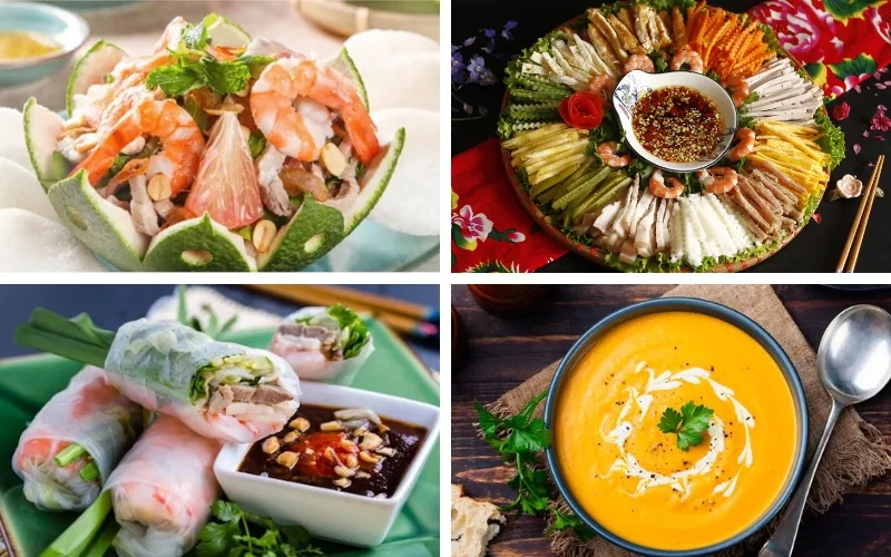 Người nấu chuẩn bị món khai vị tươi ngon, hấp dẫn cho cuộc thi 20/10