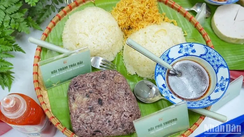 Cùng là món xôi nhưng mỗi địa phương có cách chế biến khác nhau gắn với lịch sử, văn hóa, phong tục tập quán...