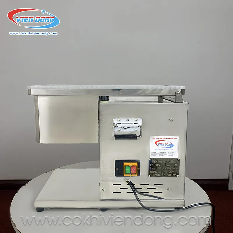 Máy thái thịt bò quán phở dạng tươi với lưỡi dao tròn