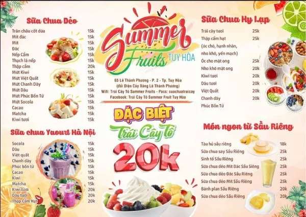 Menu quán ăn vặt thiết kế đẹp mắt với hình ảnh món ăn hấp dẫn