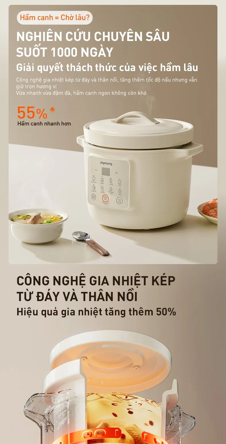 Nồi nấu chậm Joyoung JSC-316
