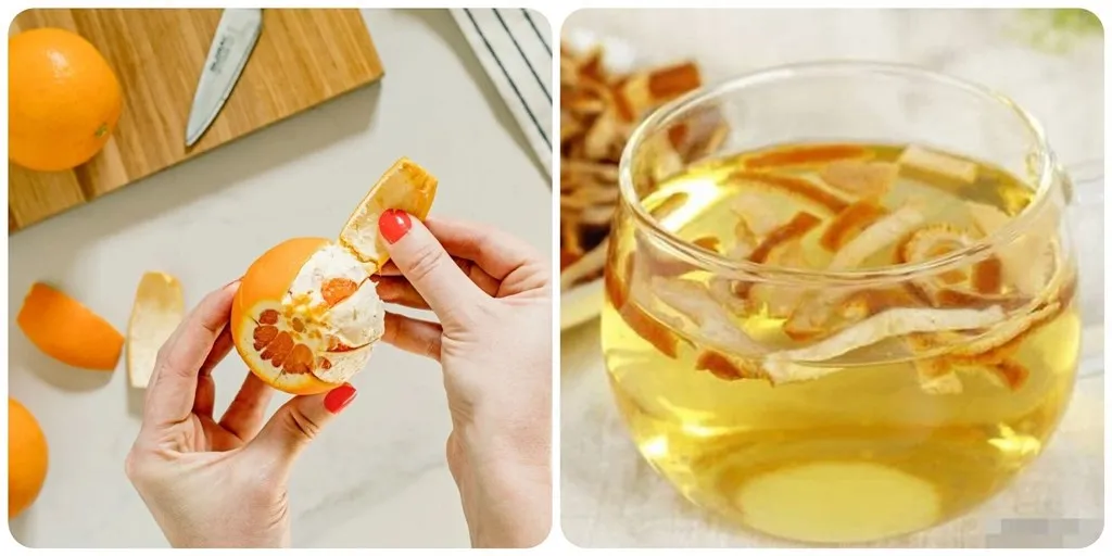 Vỏ cam nấu nước uống giúp cải thiện hệ tiêu hóa và hỗ trợ sức khỏe tim mạch hiệu quả