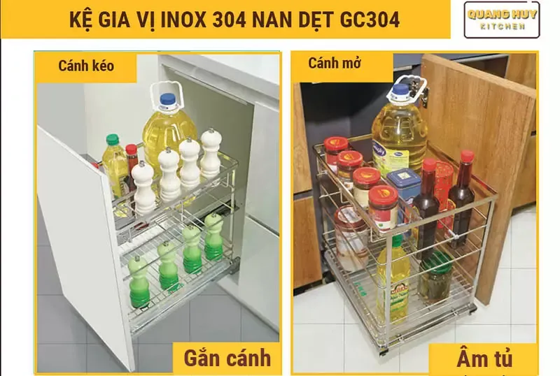 So sánh hai hình thức lắp đặt gắn cánh và âm tủ